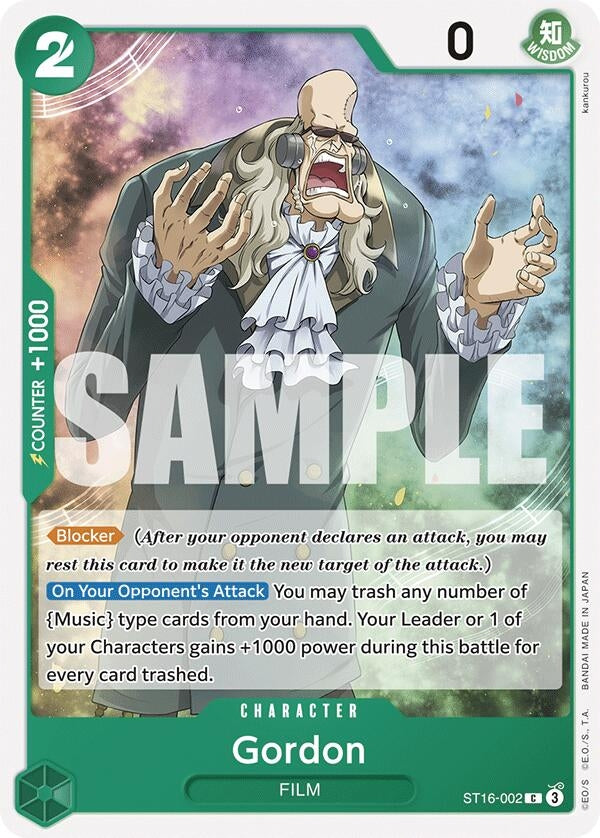 Image for Gordon (ST16-002) - One Piece Card Game