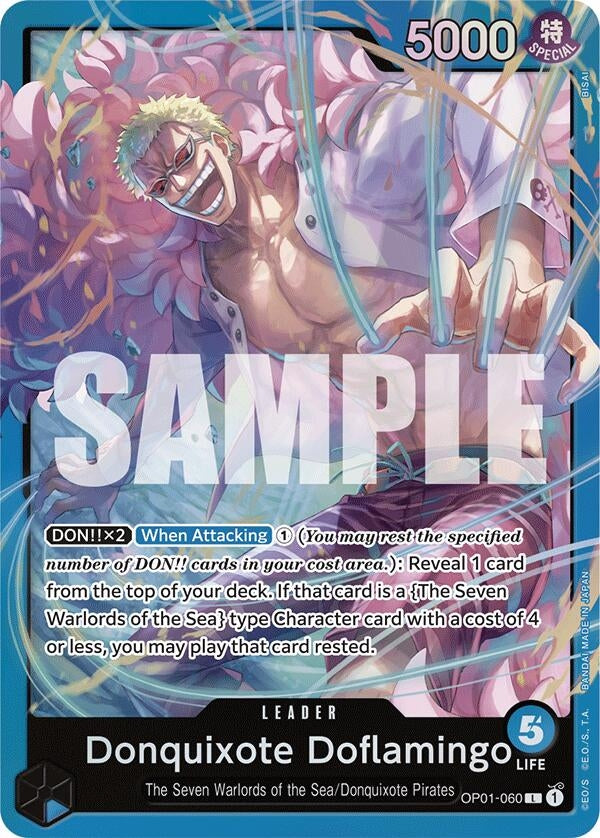 Image for Donquixote Doflamingo (OP01-060) (OP01-060) - One Piece Card Game