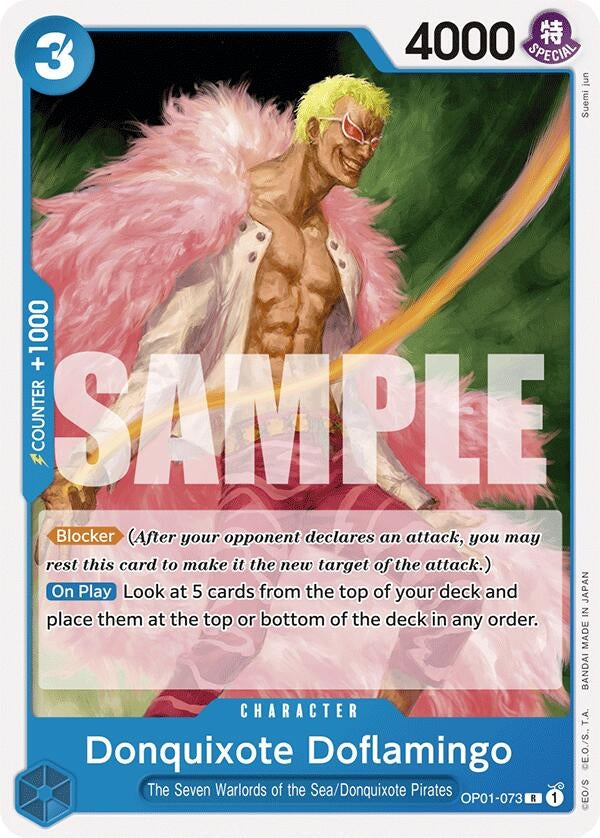 Image for Donquixote Doflamingo (OP01-073) (OP01-073) - One Piece Card Game