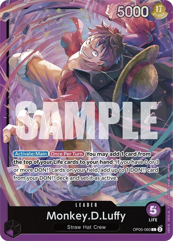Image for Monkey.D.Luffy (OP05-060) (OP05-060) - One Piece Card Game