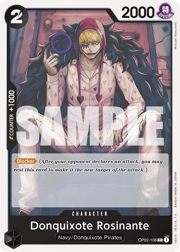 Image for Donquixote Rosinante (OP02-108) - One Piece Card Game