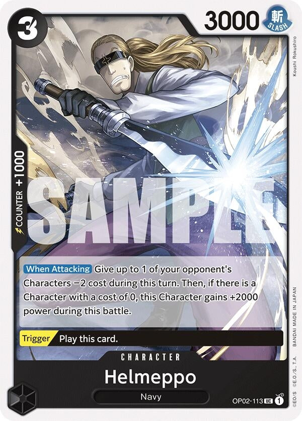 Image for Helmeppo (OP02-113) - One Piece Card Game
