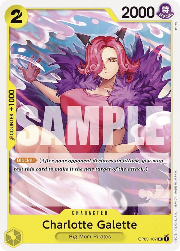 Image for Charlotte Galette (OP03-107) - One Piece Card Game