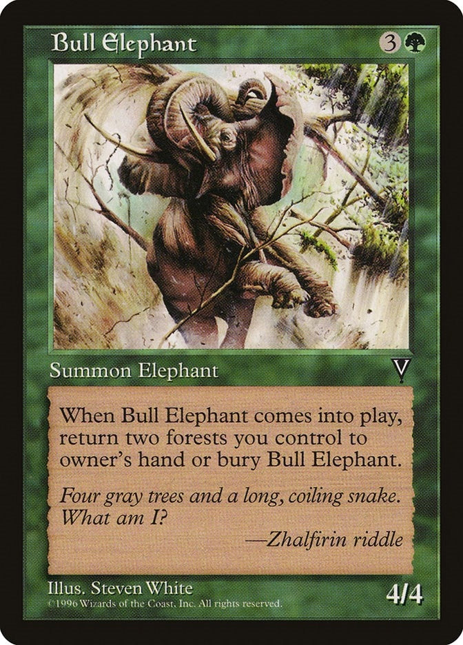 Image for Bull Elephant - Magic: The Gathering