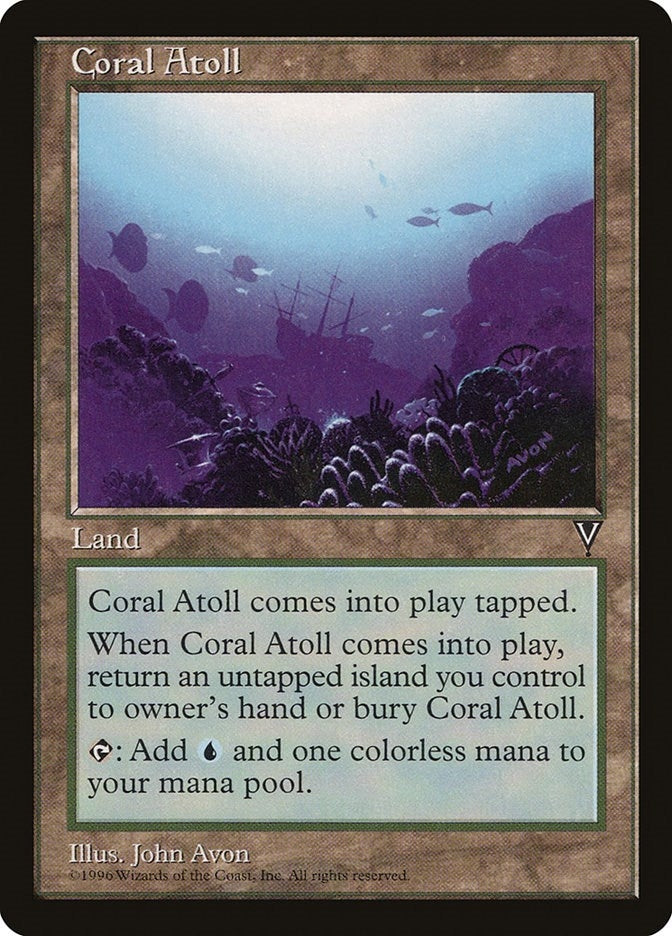 Image for Coral Atoll - Magic: The Gathering