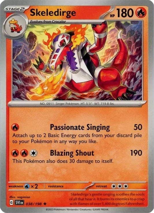 Image for Skeledirge (038/198) - Pokemon