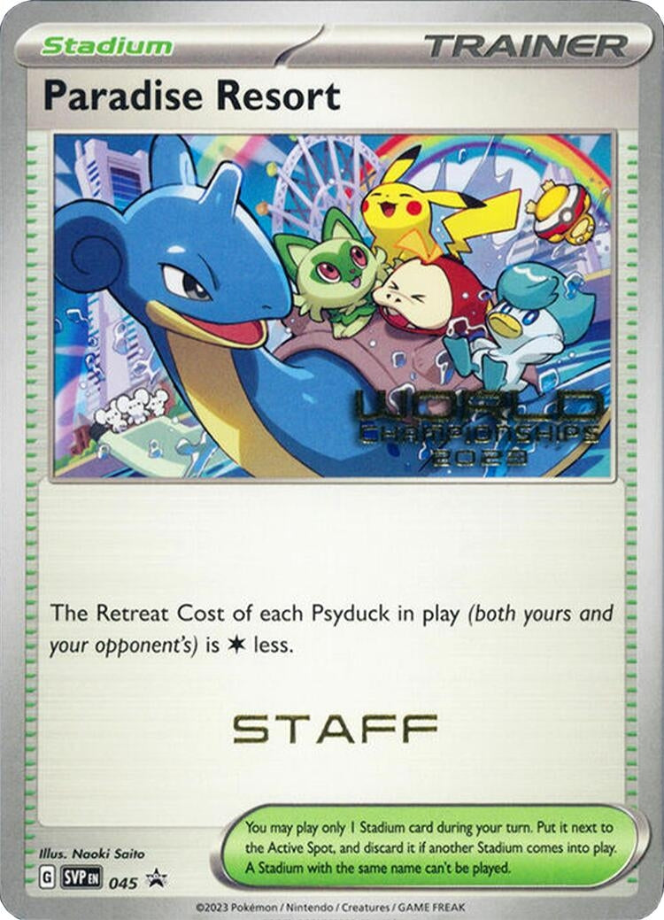 Image for Paradise Resort - 045 (World Championships 2023) [Staff] (045) - Pokemon