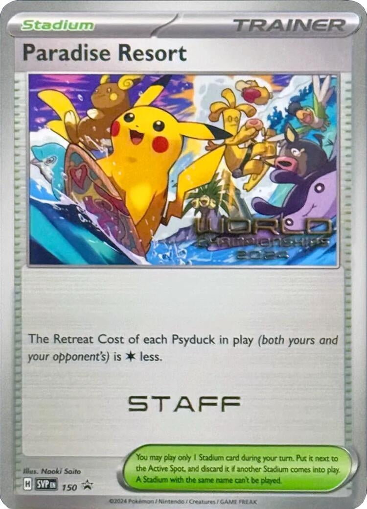 Image for Paradise Resort - 150 (World Championships 2024) [Staff] (150) - Pokemon