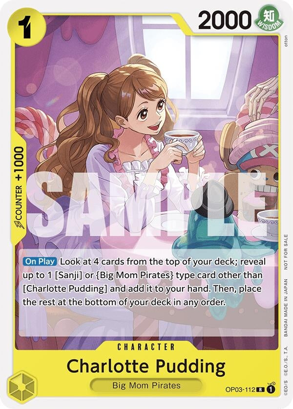 Image for Charlotte Pudding (Tournament Pack 2024 Oct.-Dec.) (OP03-112) - One Piece Card Game