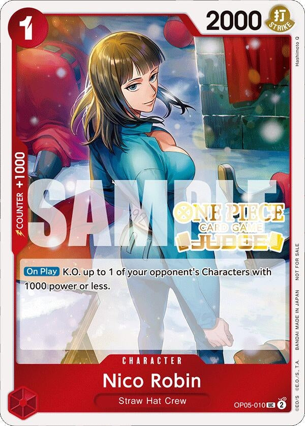 Image for Nico Robin (Judge Pack Vol. 4) (OP05-010) - One Piece Card Game