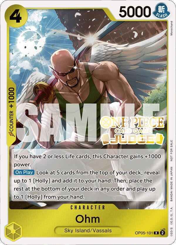 Image for Ohm (Judge Pack Vol. 4) (OP05-101) - One Piece Card Game