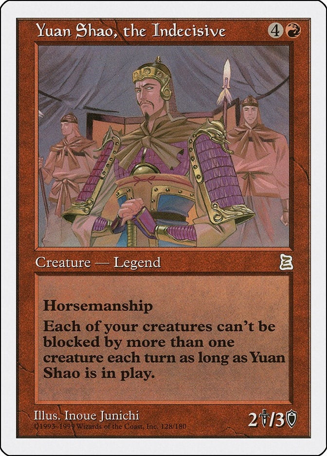 Image for Yuan Shao, the Indecisive (128) - Magic: The Gathering