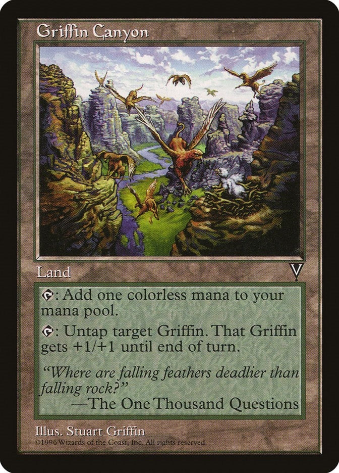 Image for Griffin Canyon - Magic: The Gathering