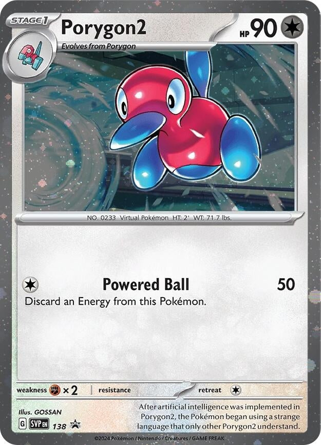 Image for Porygon2 - 138 (Cosmos Holo) (138) - Pokemon