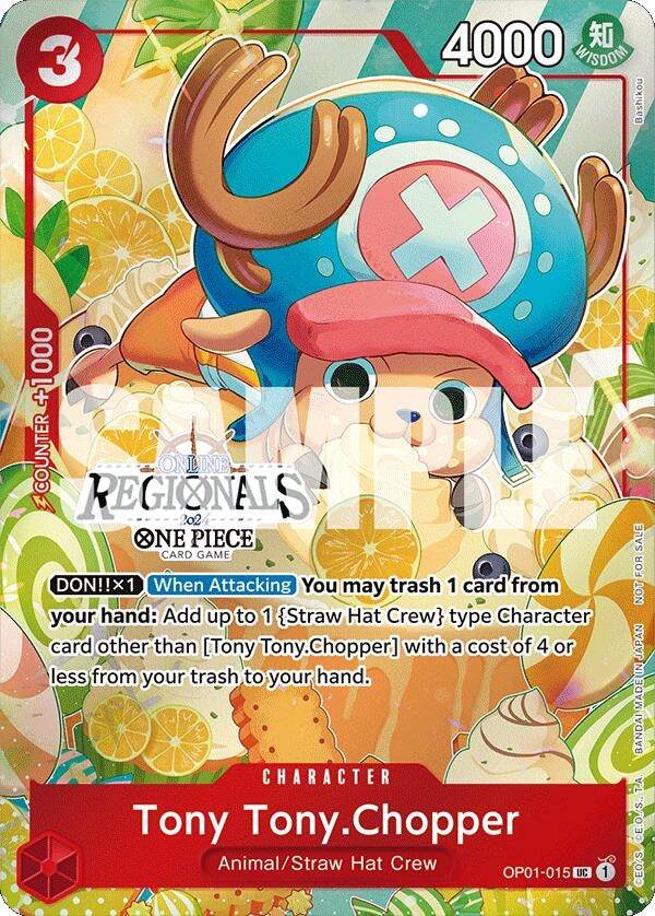 Image for Tony Tony.Chopper (Online Regional 2024 Vol. 3) (OP01-015) - One Piece Card Game