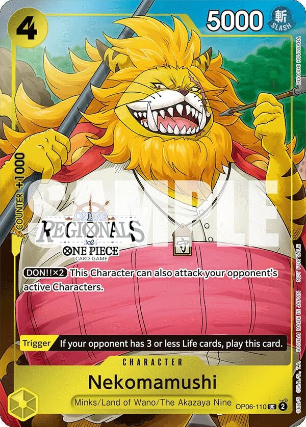 Image for Nekomamushi (Online Regional 2024 Vol. 3) (OP06-110) - One Piece Card Game