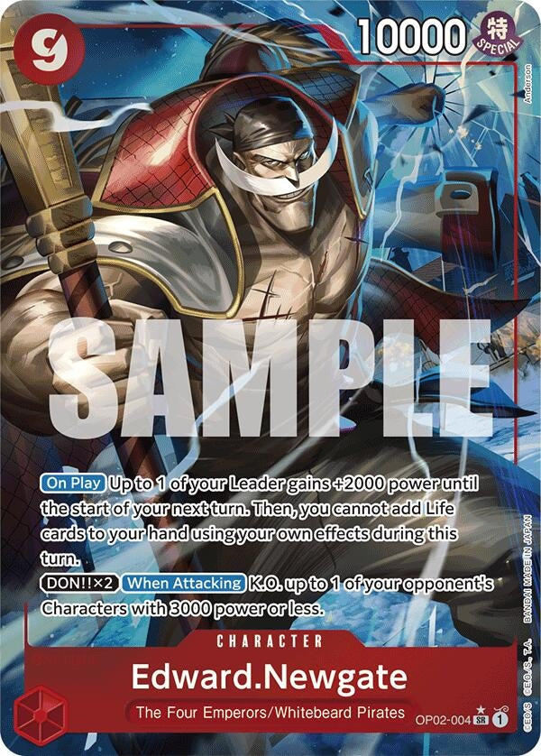 Image for Edward.Newgate (OP02-004) (Alternate Art) (OP02-004) - One Piece Card Game