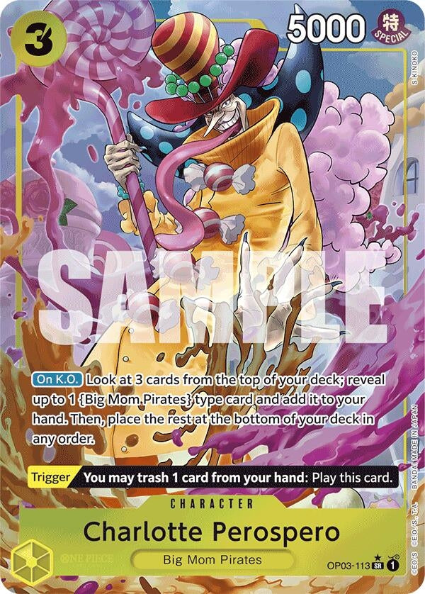 Image for Charlotte Perospero (Alternate Art) (OP03-113) - One Piece Card Game