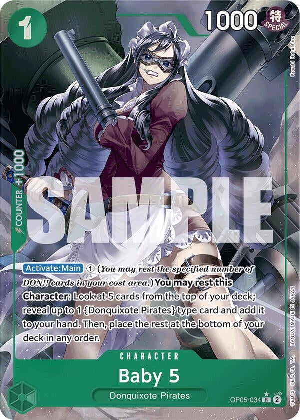 Image for Baby 5 (OP05-034) (Full Art) (OP05-034) - One Piece Card Game