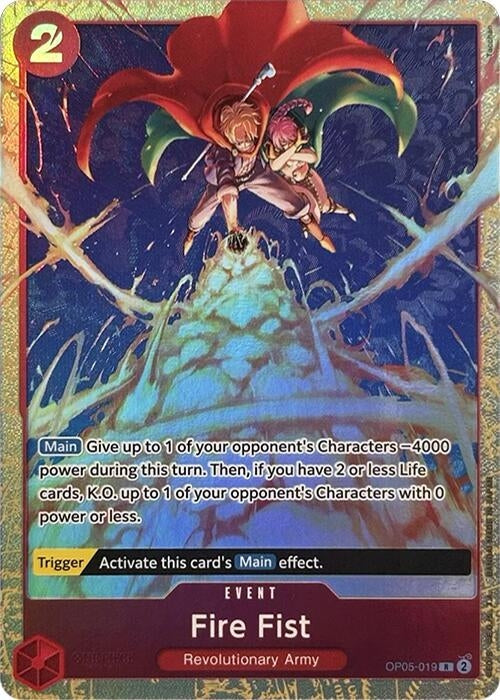 Image for Fire Fist (Premium Card Collection -Best Selection Vol. 2-) (OP05-019) - One Piece Card Game
