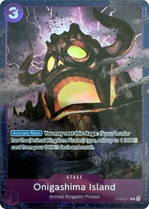 Image for Onigashima Island (Premium Card Collection -Best Selection Vol. 2-) (ST04-017) - One Piece Card Game