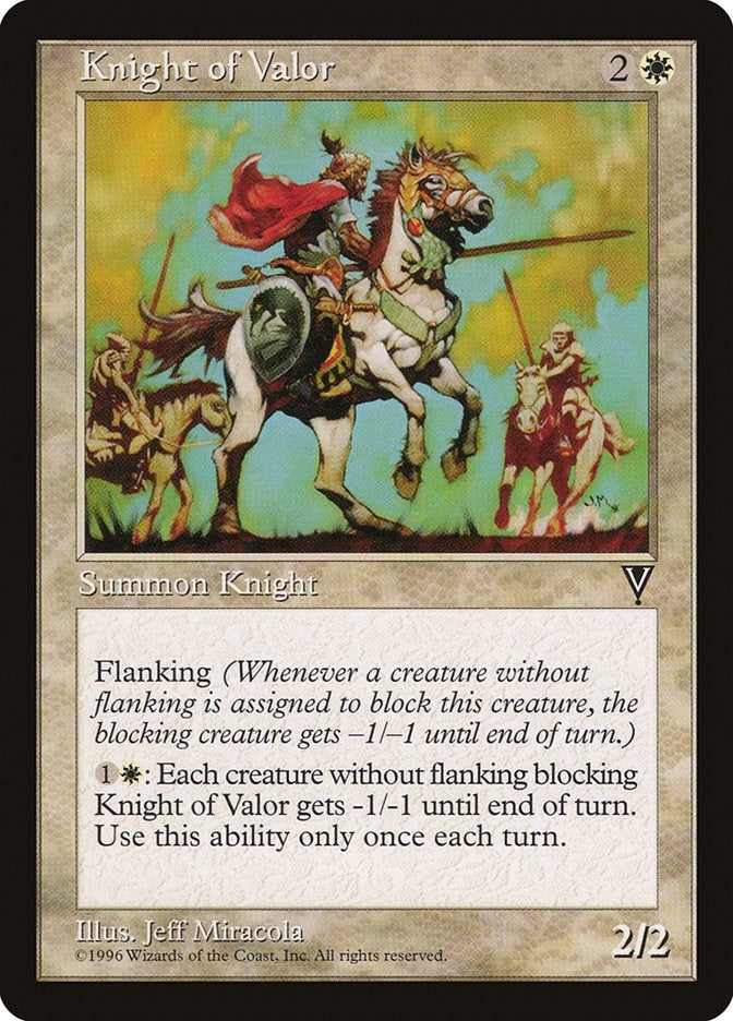 Image for Knight of Valor - Magic: The Gathering