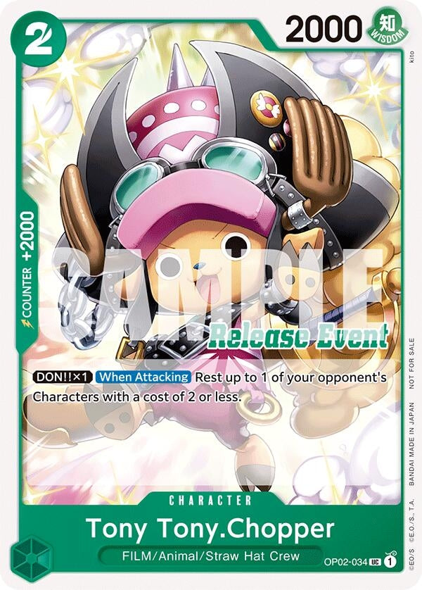 Image for Tony Tony.Chopper (ST15 - ST20 Release Event Pack) (OP02-034) - One Piece Card Game