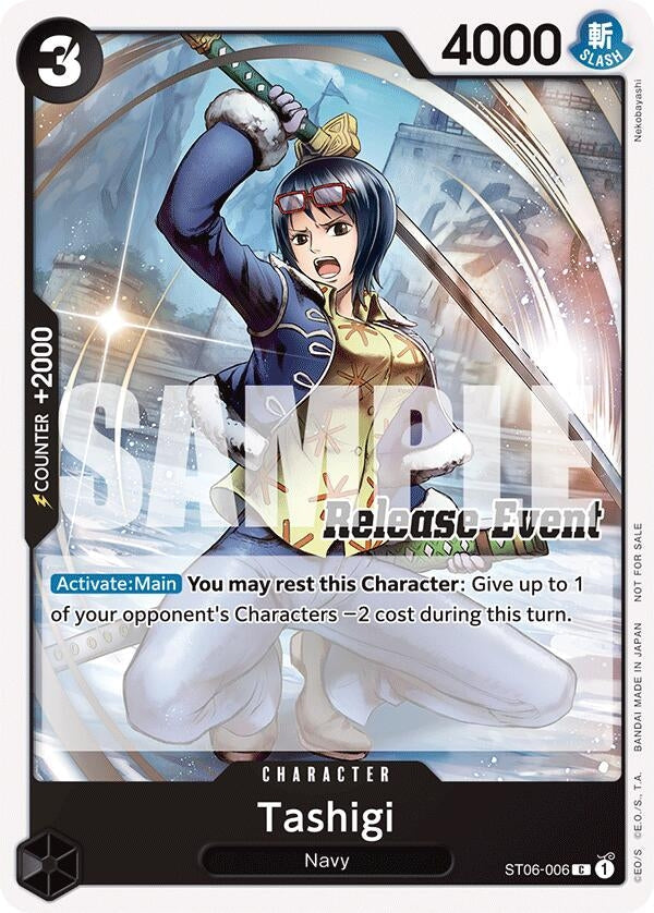 Image for Tashigi (ST15 - ST20 Release Event Pack) (ST06-006) - One Piece Card Game