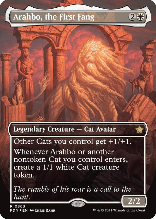 Arahbo, the First Fang (Borderless) (Mana Foil) (363)