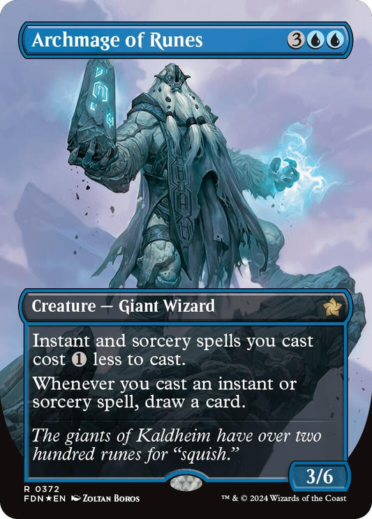 Archmage of Runes (Borderless) (Mana Foil) (372)