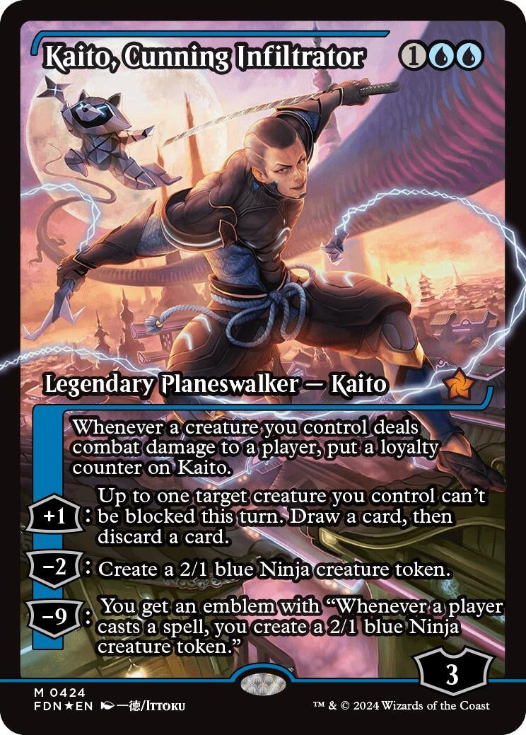 Image for Kaito, Cunning Infiltrator (Showcase) (424) - Magic: The Gathering