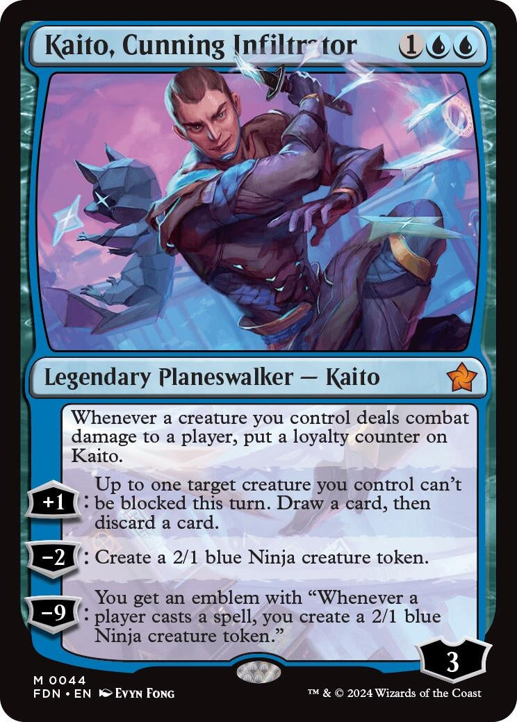 Image for Kaito, Cunning Infiltrator (44) - Magic: The Gathering