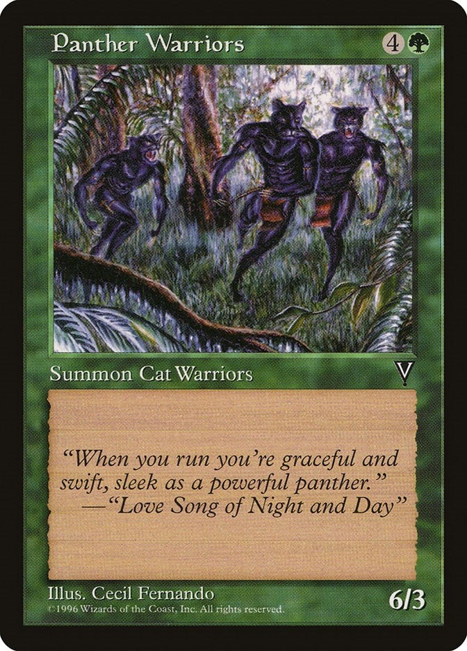 Image for Panther Warriors - Magic: The Gathering