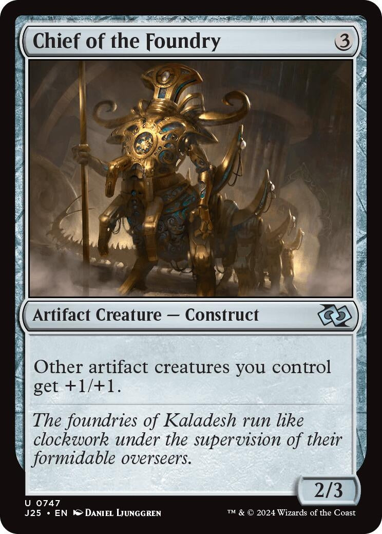 Image for Chief of the Foundry (747) - Magic: The Gathering