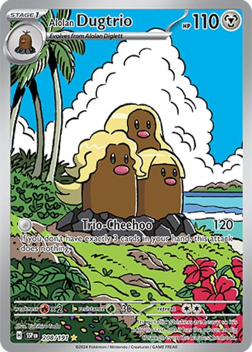 Alolan Dugtrio (208/191)