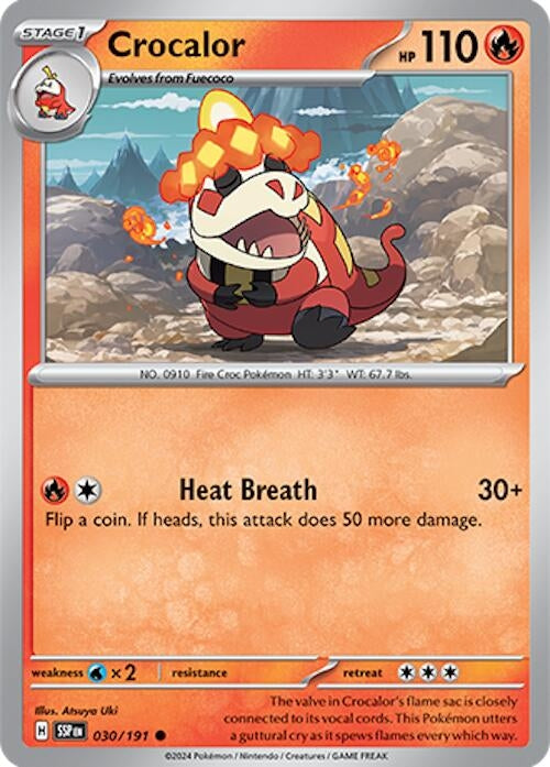 Image for Crocalor (030/191) - Pokemon