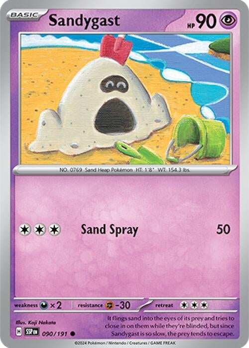 Image for Sandygast (090/191) - Pokemon
