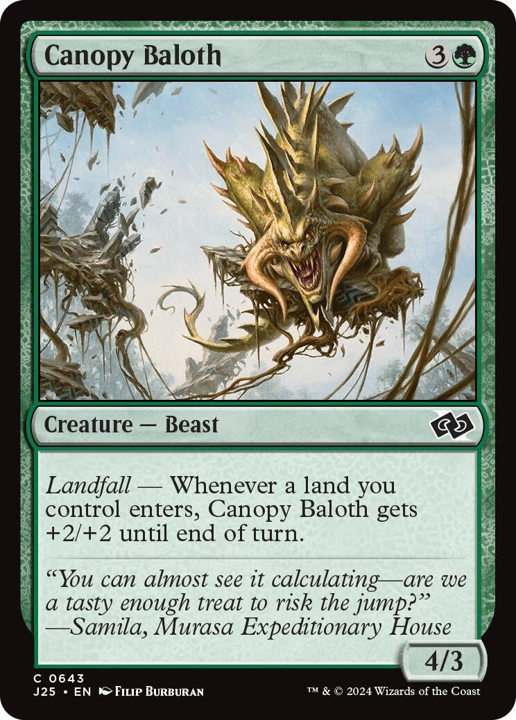 Image for Canopy Baloth (643) - Magic: The Gathering