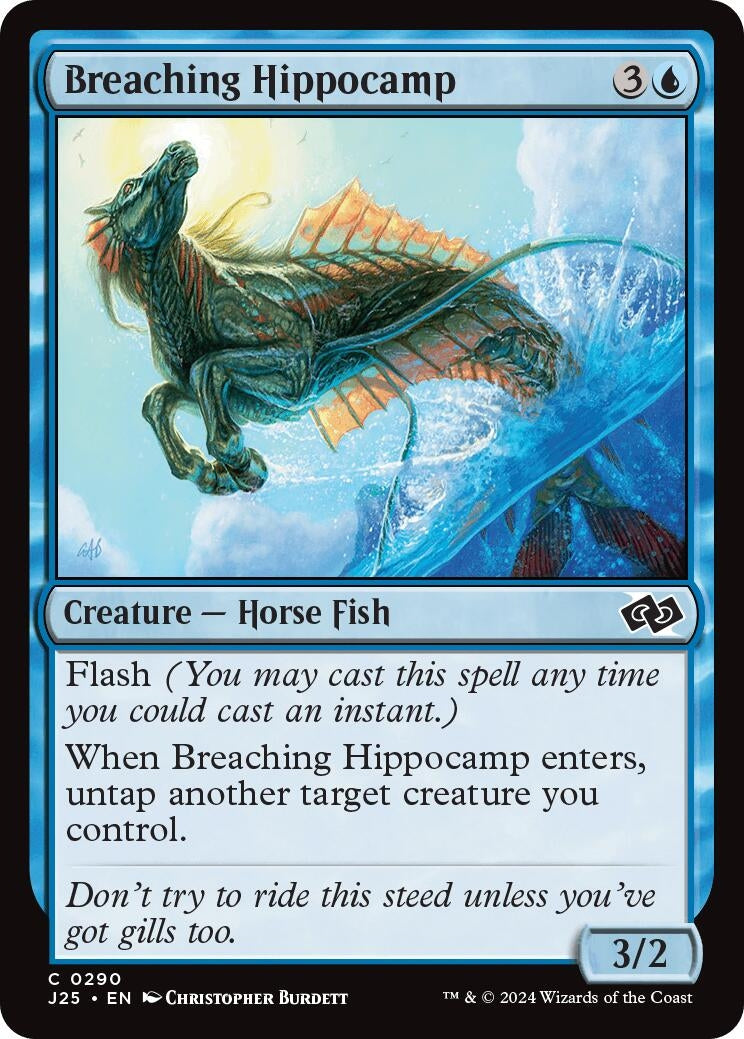 Image for Breaching Hippocamp (290) - Magic: The Gathering