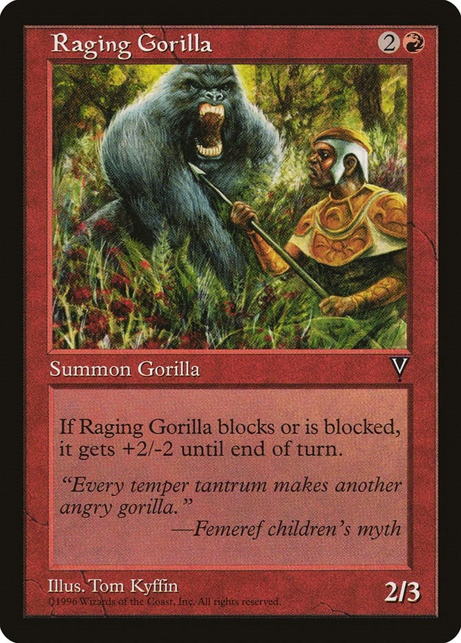 Image for Raging Gorilla - Magic: The Gathering