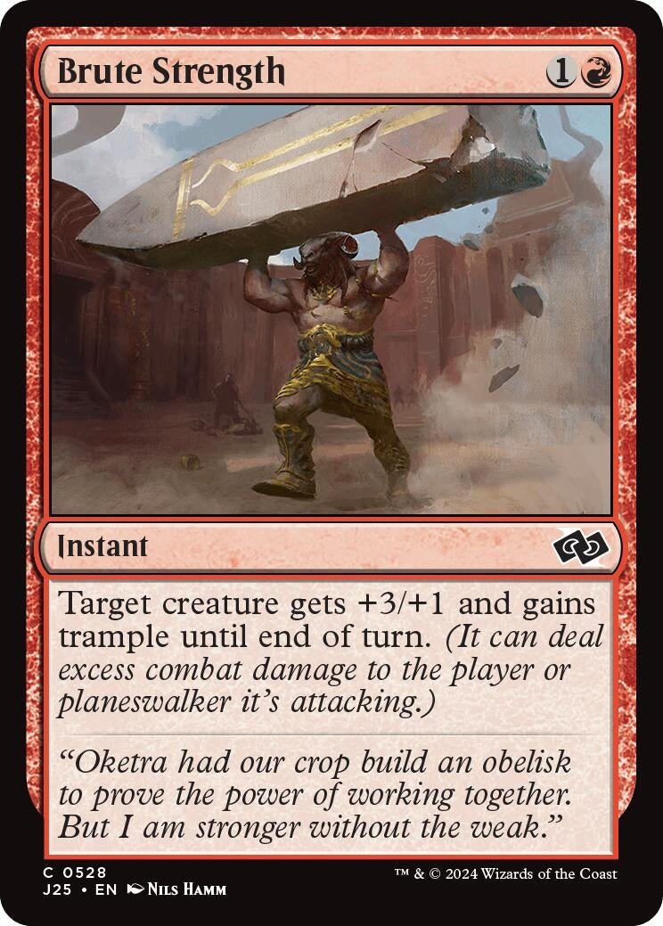 Image for Brute Strength (528) - Magic: The Gathering