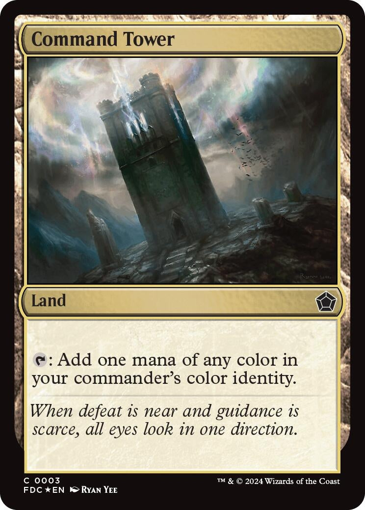 Image for Command Tower (3) - Magic: The Gathering