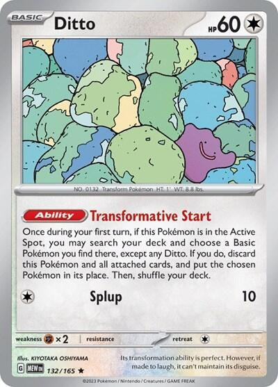 Image for Ditto - 132/165 (Non-Holo) (132/165) - Pokemon