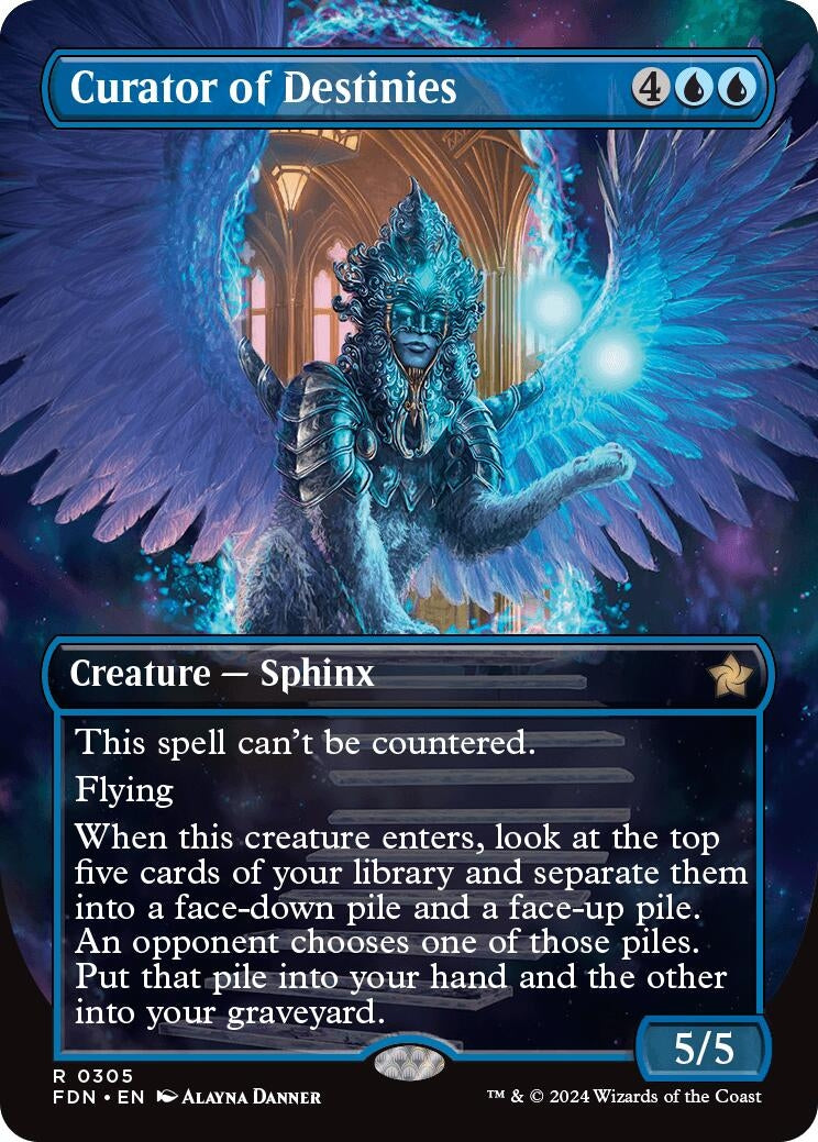 Image for Curator of Destinies (Borderless) (305) - Magic: The Gathering