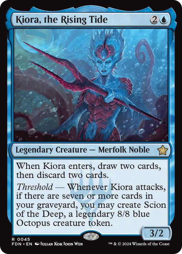 Image for Kiora, the Rising Tide (45) - Magic: The Gathering