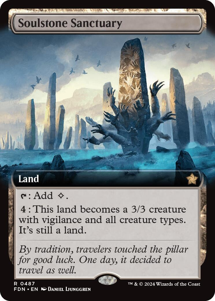 Image for Soulstone Sanctuary (Extended Art) (487) - Magic: The Gathering