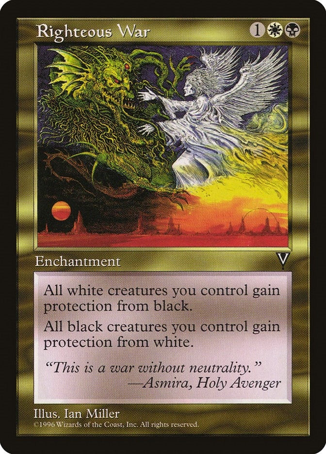Image for Righteous War - Magic: The Gathering