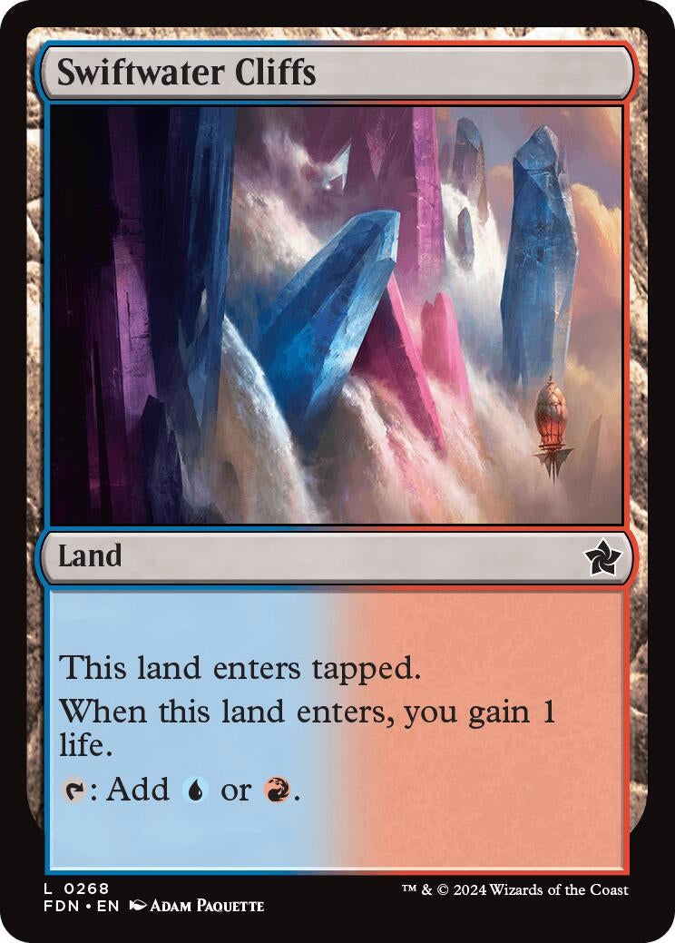 Image for Swiftwater Cliffs (268) - Magic: The Gathering