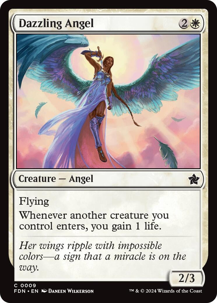 Image for Dazzling Angel (9) - Magic: The Gathering