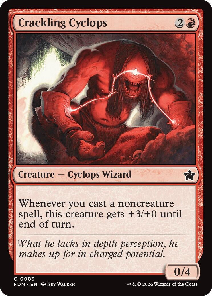 Image for Crackling Cyclops (83) - Magic: The Gathering